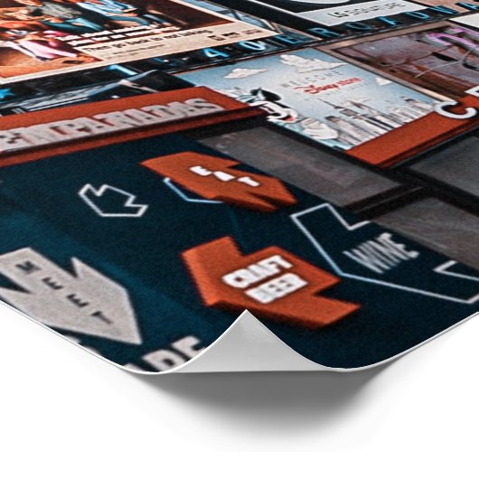 Quadrat Poster (Ecke)