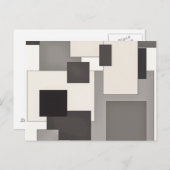 Quadrat Postkarte (Vorne/Hinten)