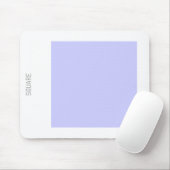 Quadrat - Pulver Blau und Weiß Mousepad (Mit Mouse)