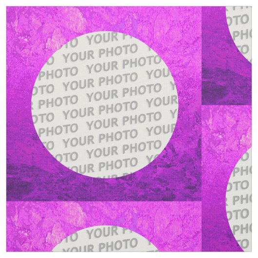 Quadrat Rahmen Spritzer VII + Ihr Foto Stoff (Muster)