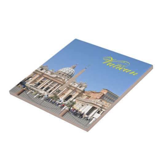 Quadrat Sans Pietro in Vatikan, Rom, Italien Fliese (Seite)