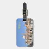 Quadrat Sans Pietro in Vatikan, Rom, Italien Gepäckanhänger (Vorderseite vertikal)