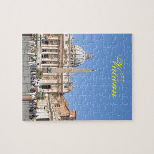 Quadrat Sans Pietro in Vatikan, Rom, Italien Puzzle (Horizontal)