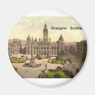 Quadrat Schottlands Glasgow George (St.K.) Magnet