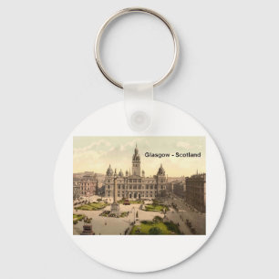 Quadrat Schottlands Glasgow George (St.K.) Schlüsselanhänger