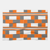 Quadrat Streifen Geometrisches elegantes Muster Geschirrtuch (Horizontal)