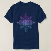 Quadrat Superkammern Gradient T-Shirt (Design vorne)