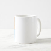 Quadrat-Tasse des Penguin-4 Kaffeetasse (VorderseiteRechts)