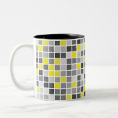 Quadrat-Tasse Zweifarbige Tasse (Links)