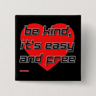Quadrat-Taste "KIND SEIN,..." Button