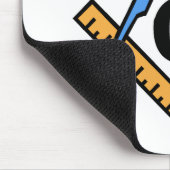 Quadrat u. Kompassse Mousepad (Ecke)