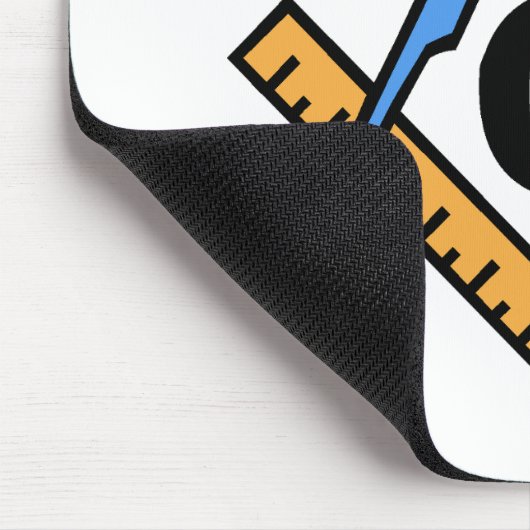 Quadrat u. Kompassse Mousepad (Ecke)