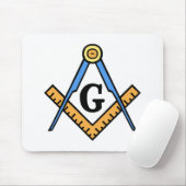 Quadrat u. Kompassse Mousepad (Mit Mouse)