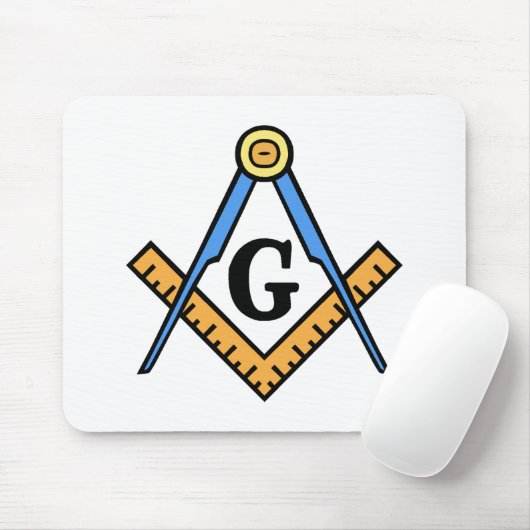 Quadrat u. Kompassse Mousepad (Mit Mouse)