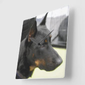 Quadrat-Uhr - Maßgeschneiderte Quadratische Wanduhr (Winkel)