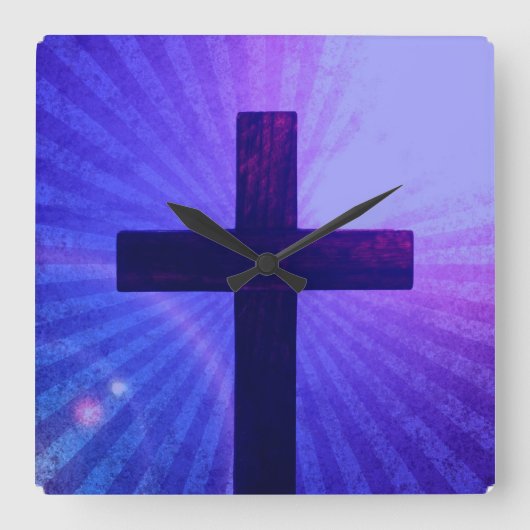 Quadrat-Uhr - Maßgeschneiderte Quadratische Wanduhr (Vorderseite)