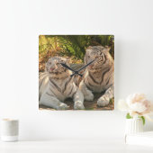 Quadrat-Uhr - Maßgeschneiderte Quadratische Wanduhr (Zuhause)