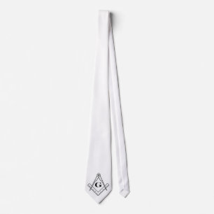 Quadrat und Compass Necktie Krawatte