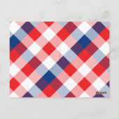 Quadrat und Farbe 3 Postkarte (Rückseite)