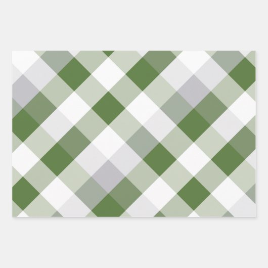 Quadrat und Farbe 4 Geschenkpapier Set (Vorderseite)