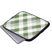 Quadrat und Farbe 4 Laptopschutzhülle (Vorne Knopf)