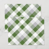 Quadrat und Farbe 4 Mitteilungskarte (Vorne/Hinten)