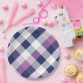 Quadrat und Farbe 5 Pappteller (Party)