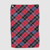 Quadrat und Farbe Golfhandtuch (Vorderseite)