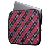 Quadrat und Farbe Laptopschutzhülle (Vorderseite Links)