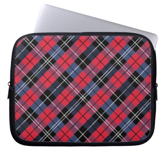 Quadrat und Farbe Laptopschutzhülle (Vorderseite)