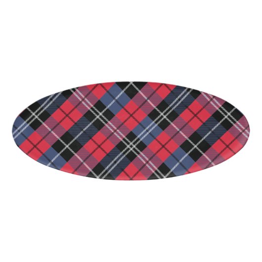 Quadrat und Farbe Namenschild (Vorderseite)