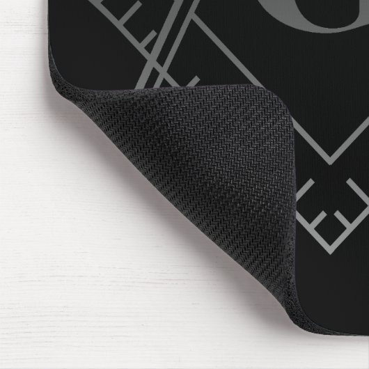 Quadrat und Kompass Mousepad (Ecke)