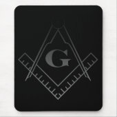 Quadrat und Kompass Mousepad (Vorne)