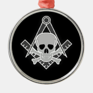 Quadrat und umgehen alles sehende Auge Ornament Aus Metall