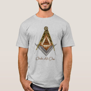 Quadrat und umgehen alles sehende Auge T-Shirt