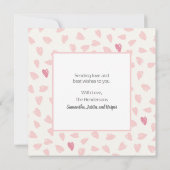 Quadrat Vollständiges Foto Benutzerdefinierter Val Feiertagskarte (Rückseite)