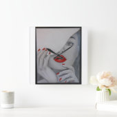 Quadrat-Wall-Uhr mit Rot Quadratische Wanduhr (Zuhause)