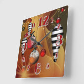 Quadrat Weihnachtsbaumsperre Quadratische Wanduhr (Winkel)