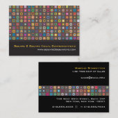 Quadrat, zum der Visitenkarte zu quadrieren (Vorne/Hinten)