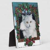 QUADRATCHRISTMAS MIT HOLLYBERRIEN UND BELLS FOTOPLATTE (Seite)