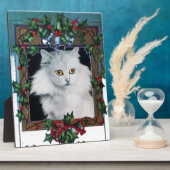 QUADRATCHRISTMAS MIT HOLLYBERRIEN UND BELLS FOTOPLATTE (Seite)