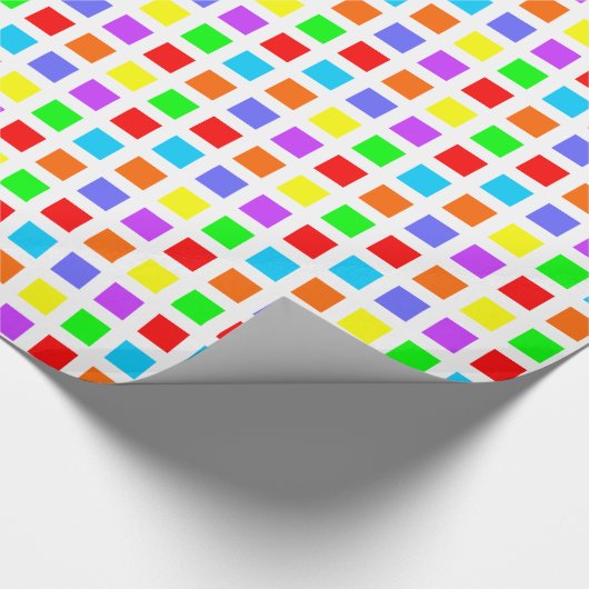 Quadrate 02 - Spektrum 01 Geschenkpapier (Ecke)