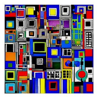 Quadrate 2 poster