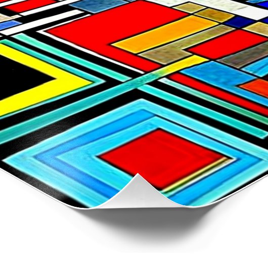 Quadrate 2 poster (Ecke)