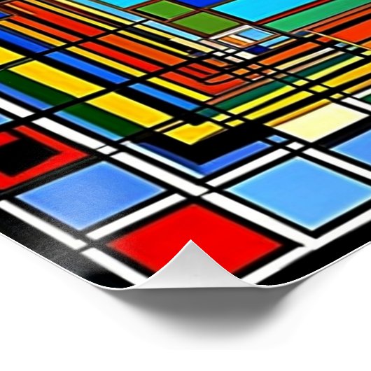 Quadrate 5 poster (Ecke)