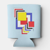 Quadrate Abstrakt Dosenkühler (Rückseite)