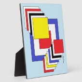 Quadrate Abstrakt Fotoplatte (Seite)