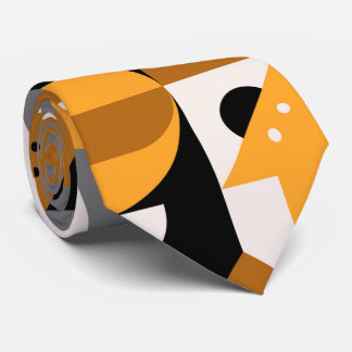 Quadrate Abstrakt geometrischer Muster Neck Tie Krawatte