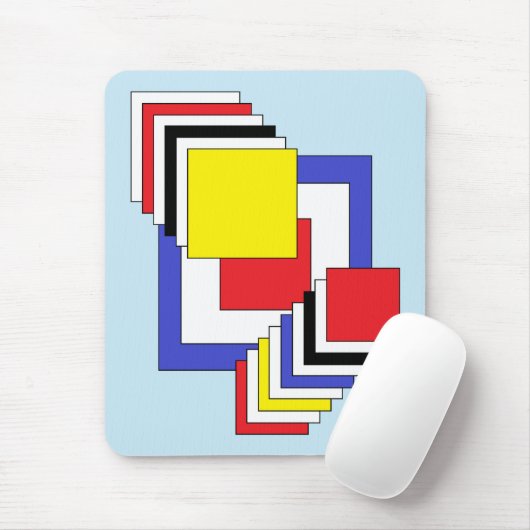 Quadrate Abstrakt Mousepad (Mit Mouse)