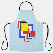 Quadrate Abstrakt Schürze (Vorderseite)